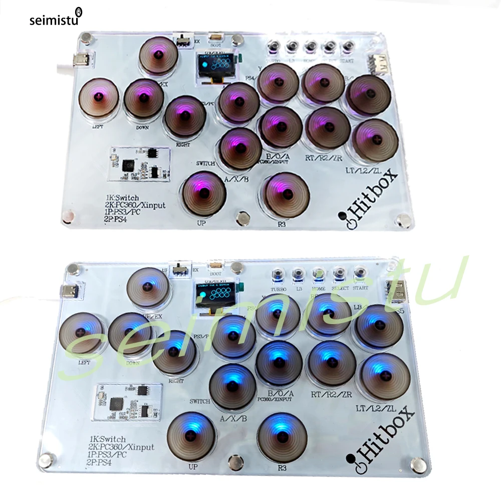 Hitbox аркадный джойстик для ПК/Android WASD клавиатура боевой контроллер PS4 Геймпад