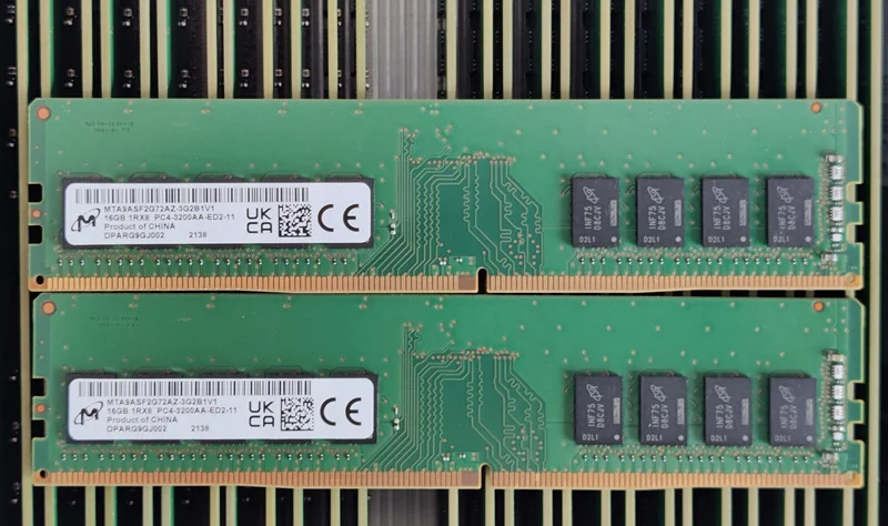 

Micron DDR4 ECC RAMS 16GB 3200MHz UDIMM 288PIN 16GB 2RX8 PC4-3200AA-ED2-11 Server ECC Память ddr4 16gb 3200 1 шт.