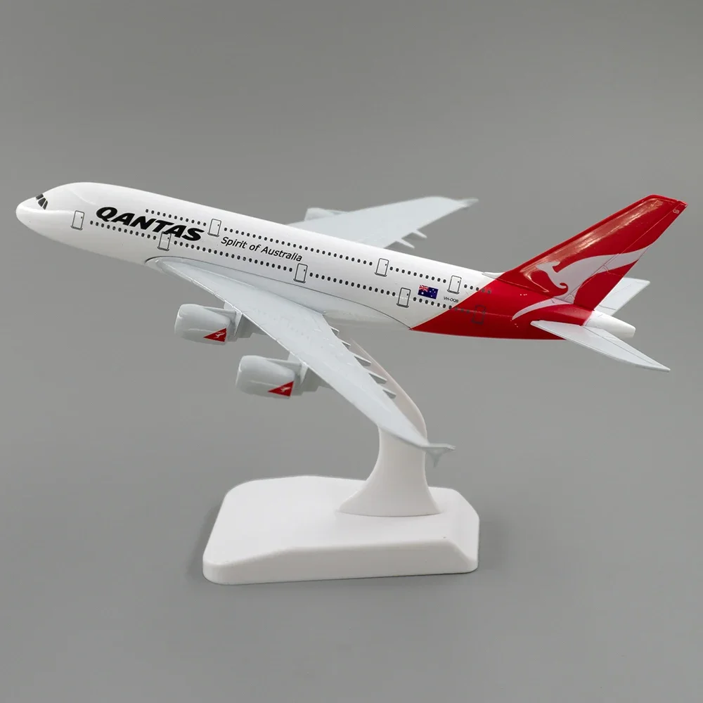 18 см самолет Airbus A380 Дух Австралии Qantas сплав модель самолета игрушка для детей Рождественский подарок коллекция украшение стола (art.: 3920d059eefd9) - 3920d059eefd9