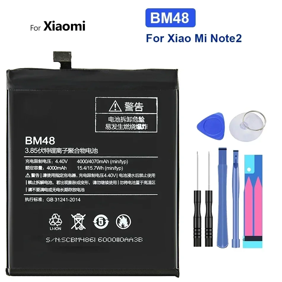 Сменный аккумулятор для мобильного телефона Xiaomi Redmi Hongmi MI Note 2 3 4 4X 5A 5X 6 7 8 8T 9 9S 9T 10 10X