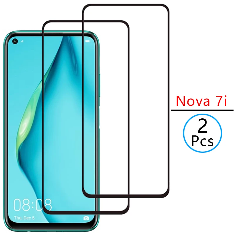 

Защитное закаленное стекло для huawei nova 7i, протектор экрана на nova7i 7 i i7, защитная пленка huawey huwei hawei huawe huawi huawai