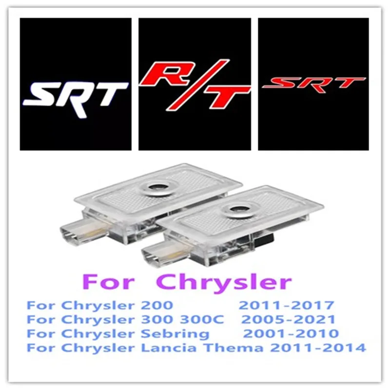 Светодиодный дверной светильник для Chrysler 200 2011-2012-2013-2014-2015-2017 300 300C 2005-2008-2010-2018-2021 SRT