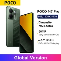 POCO M7 Pro 5G Глобальная версия Размер 7025-Ультра 120 Гц FHD + AMOLED-дисплей для ухода за глазами Батарея 5110 мАч NFC