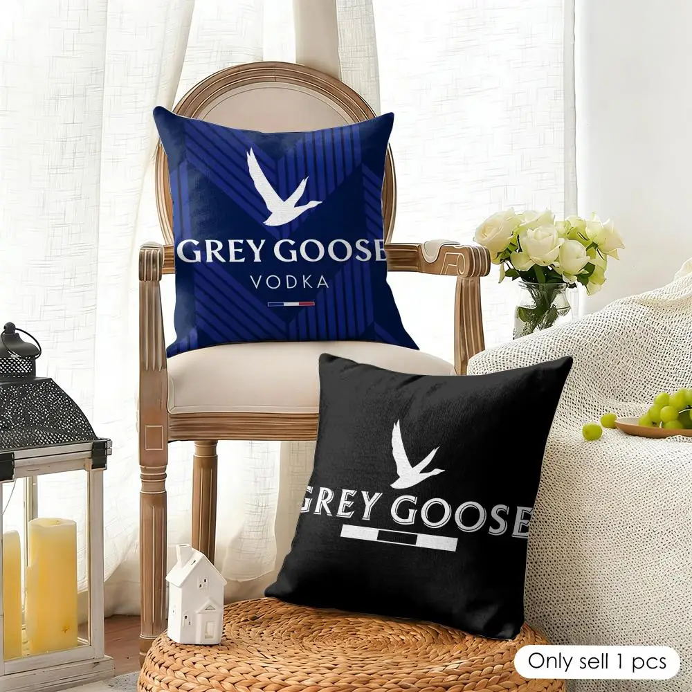 Фото Роскошная наволочка G-GREY G-GOOSE из органического льна, квадратная, прочная, гипоаллергенная и нежная к коже. №1