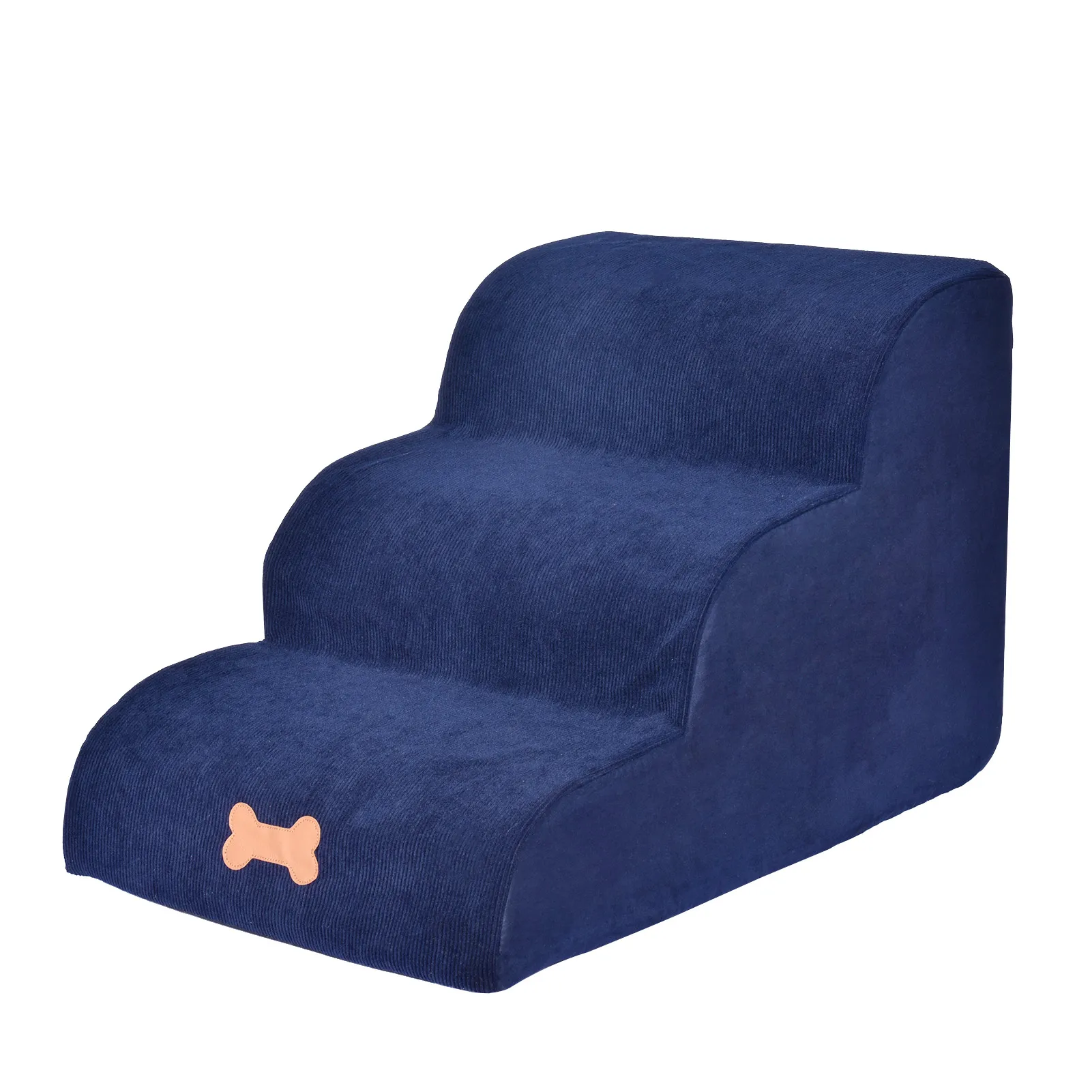 Online Rampas do cão 3 etapas escadas do cão para o sofá cama rampas de esponja de alta densidade para cães pequenos e gatos escada lavável antiderrapante