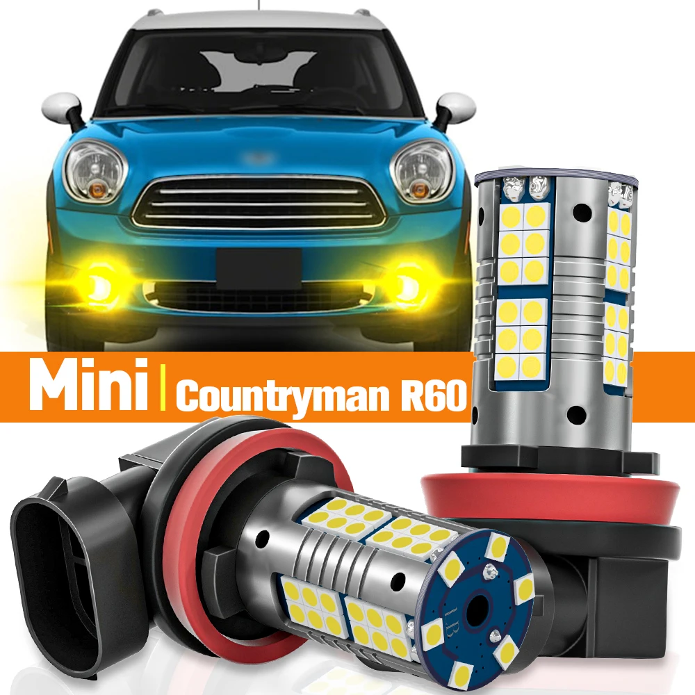 2 шт. светодиодные противотуманные фары для Mini Cooper Countryman R60 2010 2011 2012 2013 2014 2015 2016