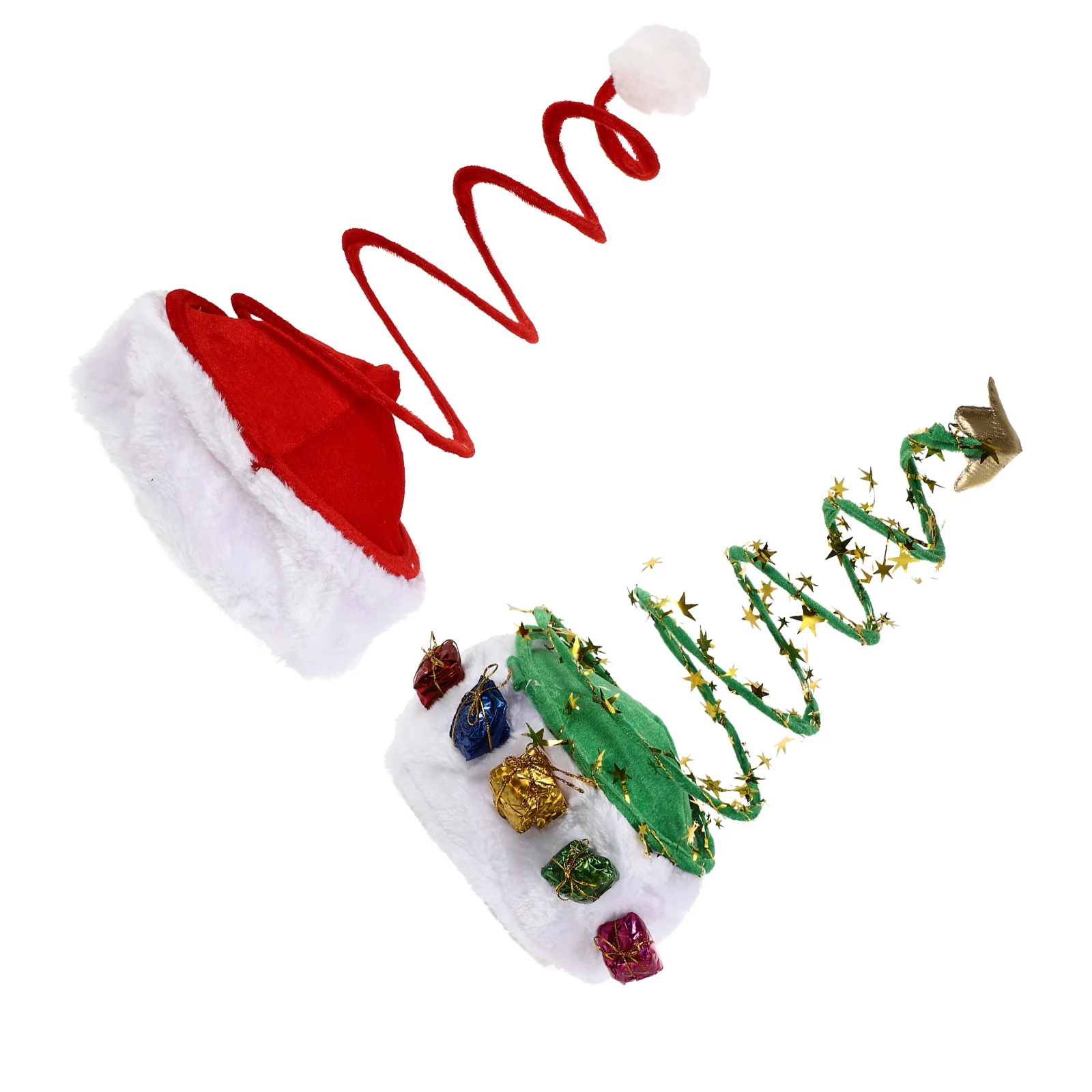 

Головной убор в виде шапки Санта-Клауса, праздничный головной убор, декоративный головной убор для рождественской вечеринки, стильные весенние платья