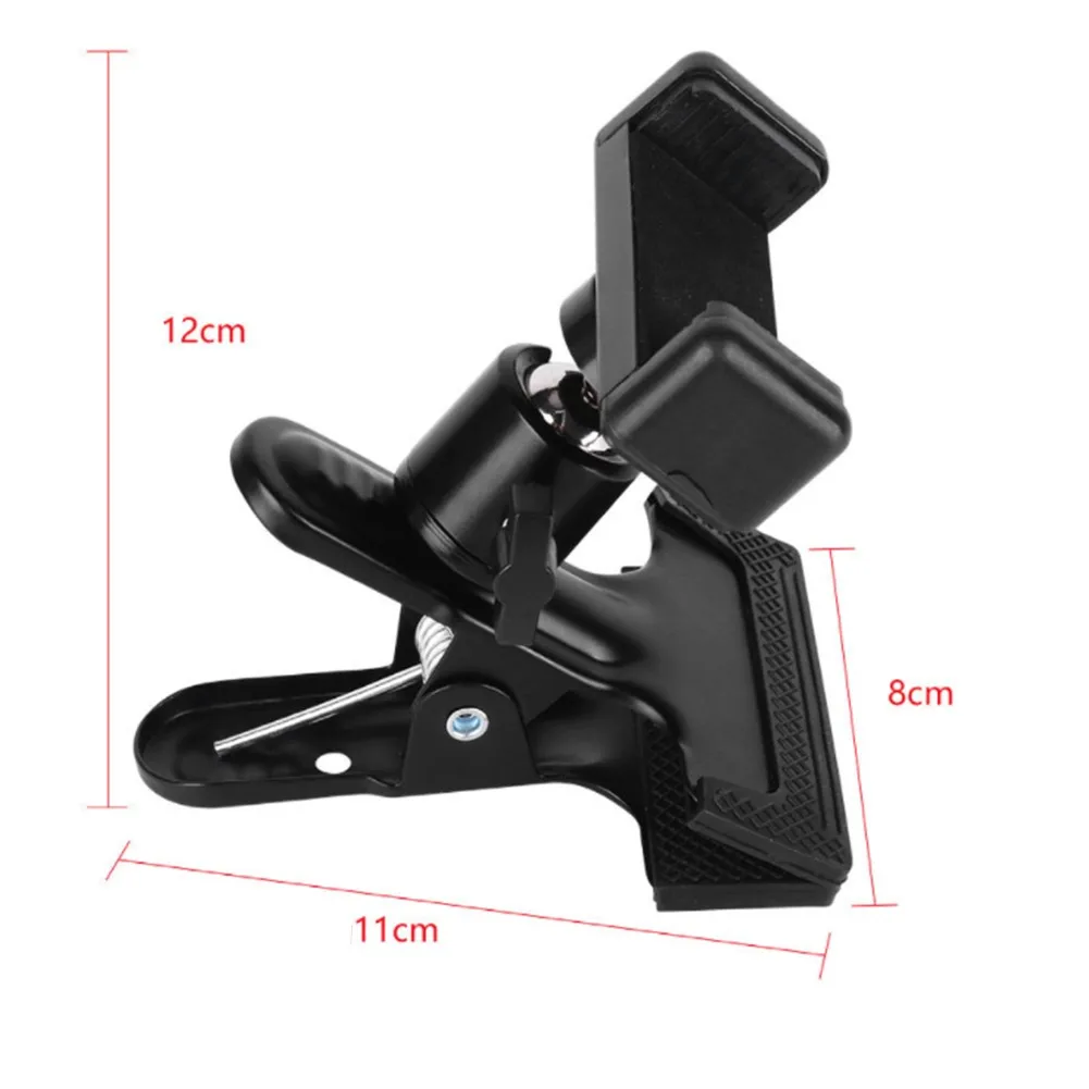 

Bracket Guitar Headstock Cell Phone Clip Clamp Mobile Phone Holder Adjustable Anti-scratch Convenient Removable