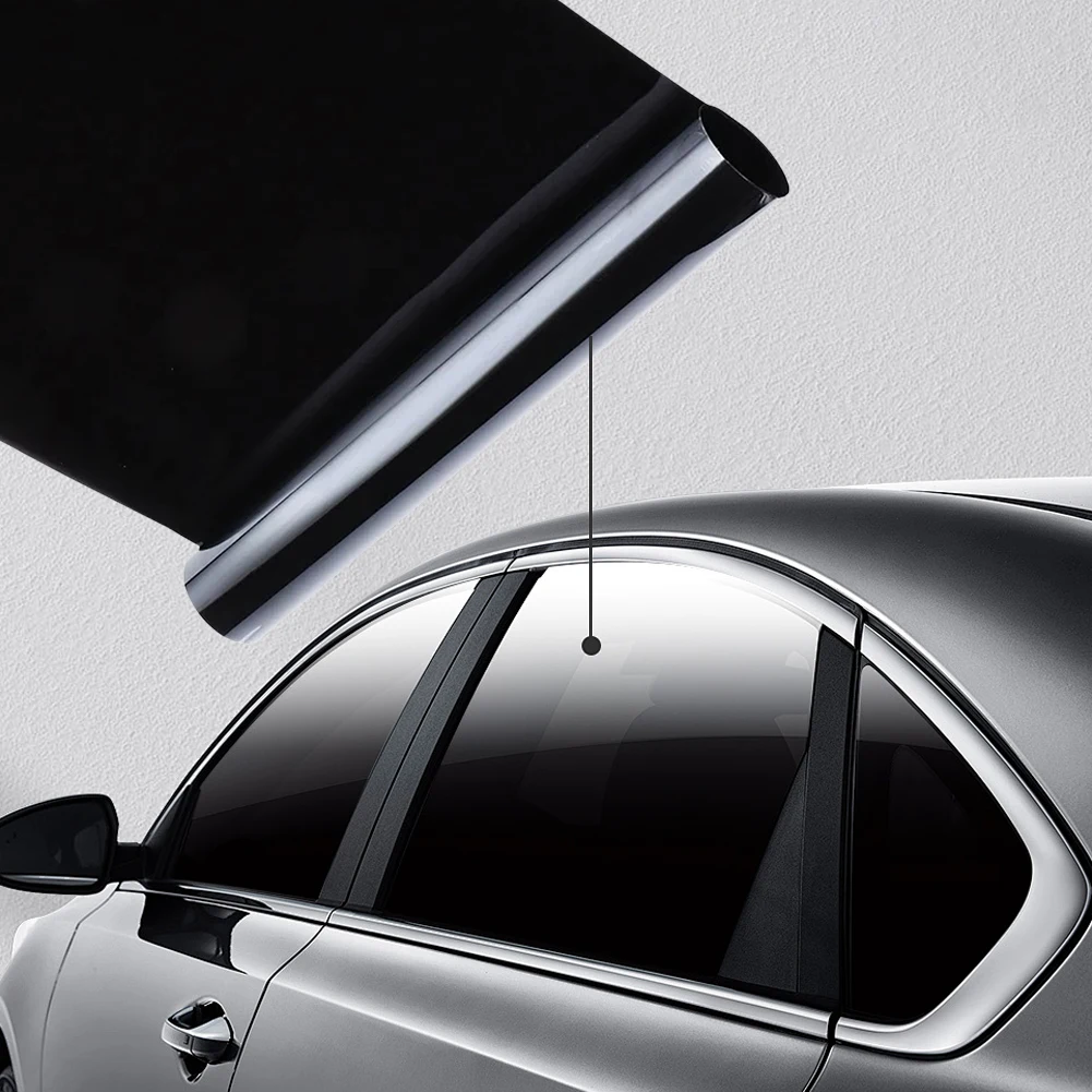 1/2/5PCS 1/5/15/25/35% VLT window tinting film 50cmX3m sticker sunshade car UV protection for