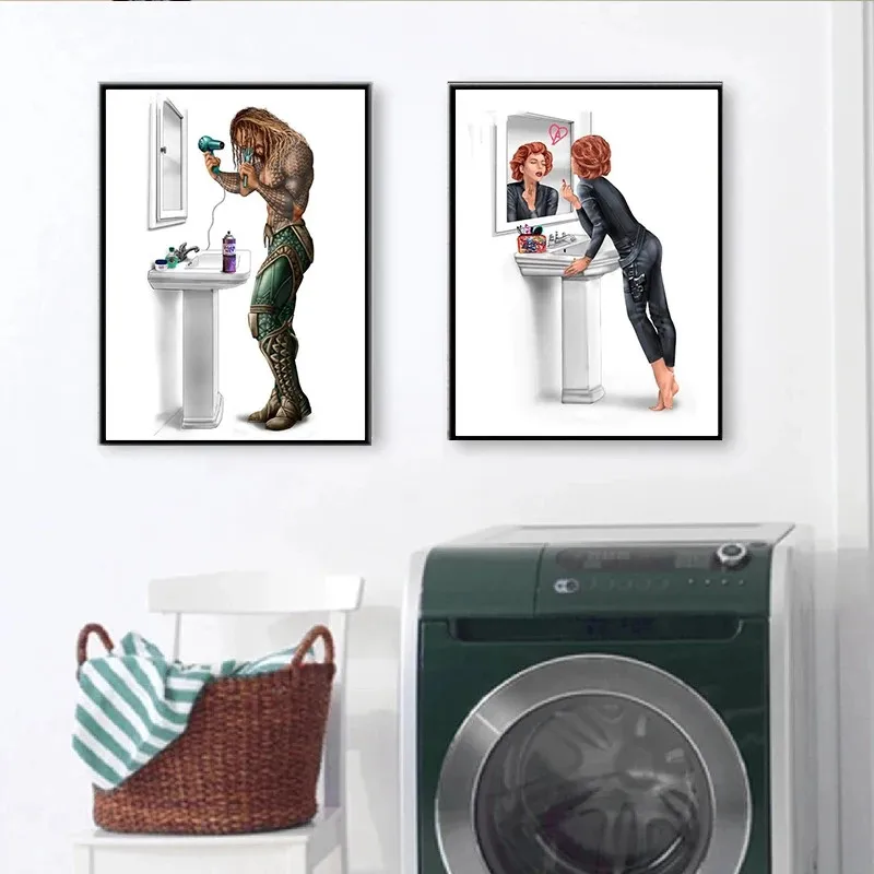 Картина на холсте с изображением героев мультфильма Marvel |