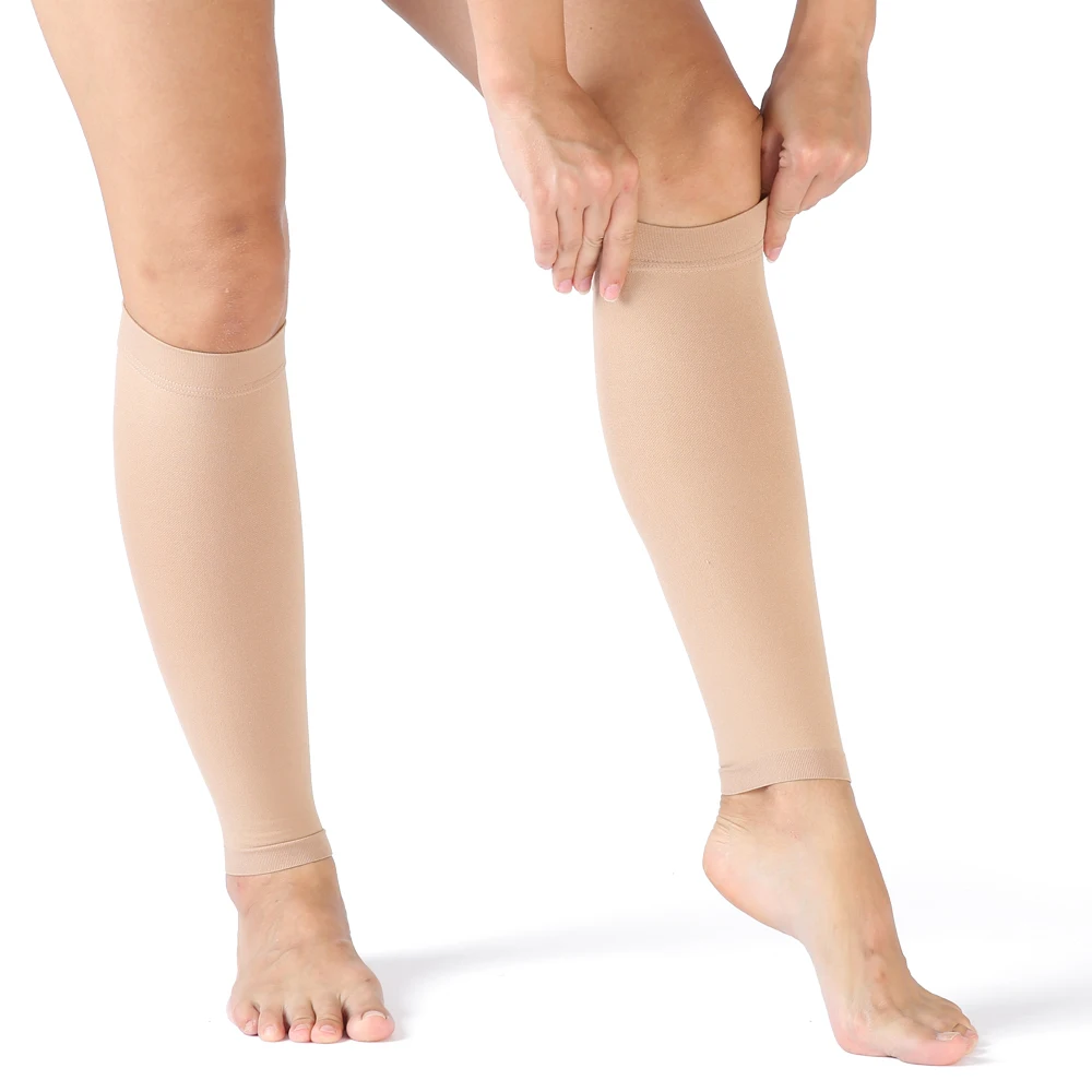 15-20 mmHg Women's Compression Socks Calf Sleeves - Best Medical, Running, Nursing, Hiking,  Flight ，Health Gifts For  Family