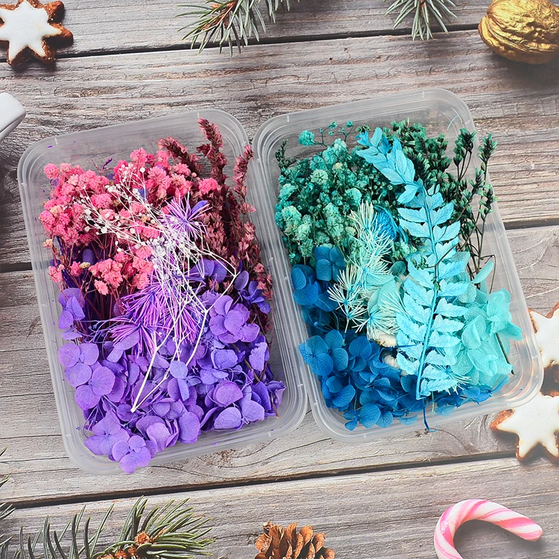 Real Dried Flower Dry Plants Natural  For Aromatherapy Candle Epoxy Resin Pendant Necklace Jewelry Making Craft DIY Accessories