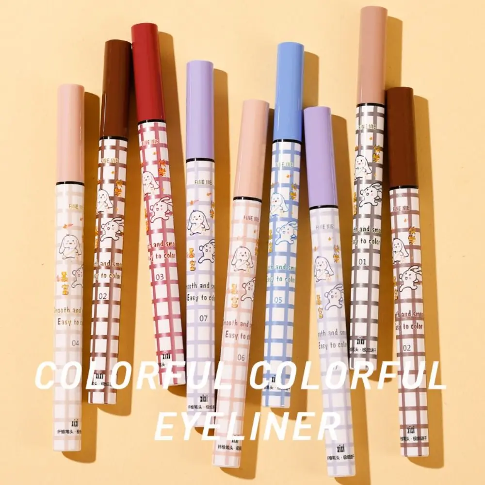 

Tint Non-smudge Cosmetics Korean Highlight Liquid Eyeliner Pen Eye Liner Pencil Colored Eyeliner Pen Eye Makeup Tool