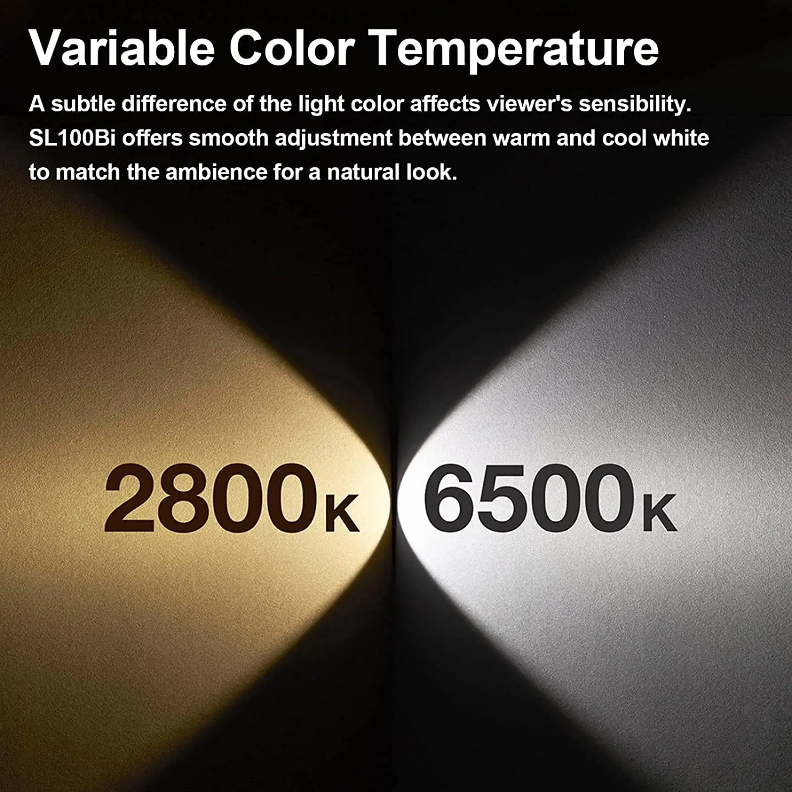 Светодиодная видеолампа Godox SL100Bi 100 Вт 2800-6500K