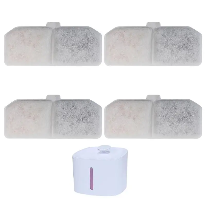 

Cat Water Fountain Replacement Filter Water Dispenser For Cat And Dog Activated Carbon Drinking Water Fountain Filters