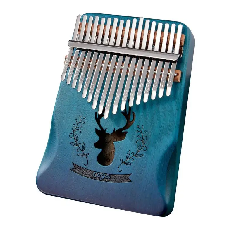 

Kalimba 17 Keys Thumb Piano High-Quality Wood Mahogany Mbira Body African Sanza With Tuning Hammer Creative Finger Piano