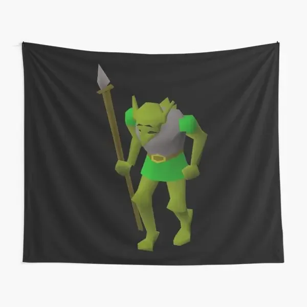 Классический гоблин старый школьный коврик Runescape гобелен украшение