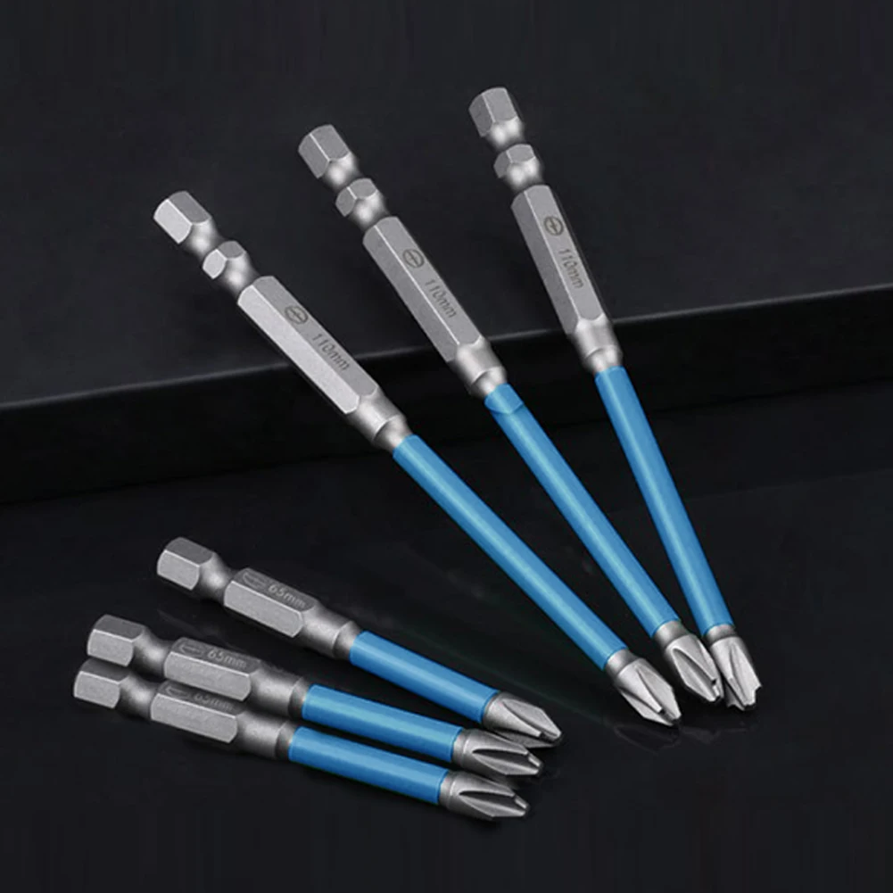 

6pcs Special Cross Screwdriver Bit 65mm 110mm Electrician FPH2 Alloy Steel For Socket Switch Hand Tools Screwdrivers Nutdrivers