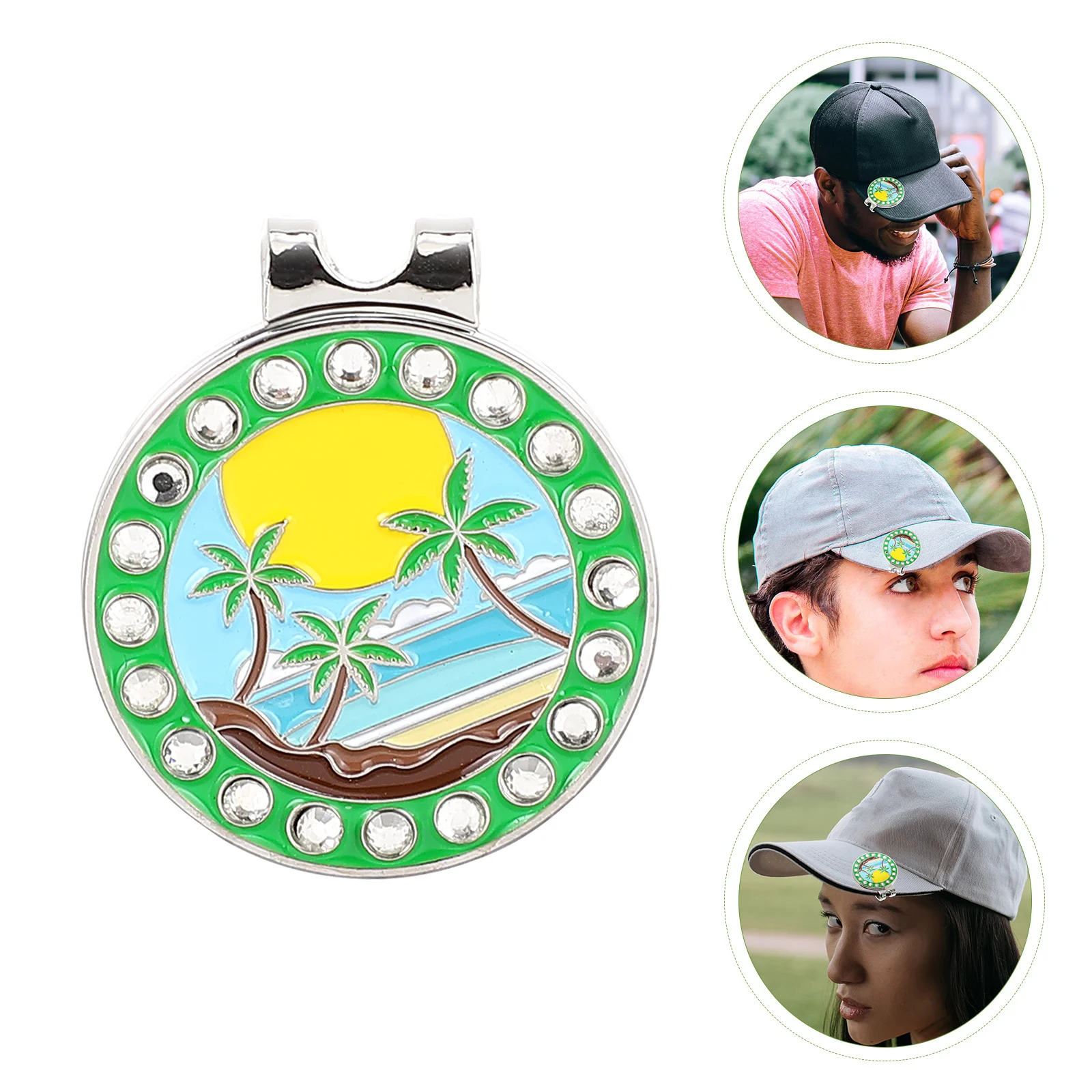 

Golfs Marking Hat Clips Zinc Alloy Marker Training Aids Golfs Supplies