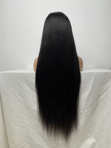 Недорогой парик 360 на сетке спереди, человеческие волосы, предварительно выщипанные, прямые волосы 13x4 13x6 HD, прозрачные кружевные передние парики, человеческие волосы для чернокожих женщин