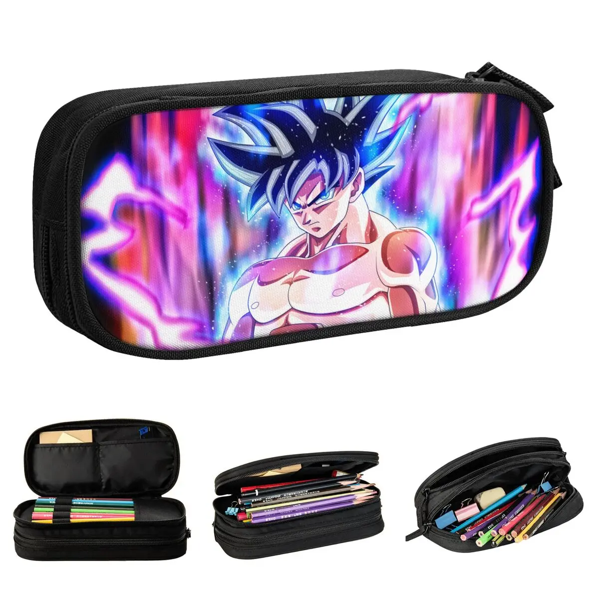Cases Anime Pencilcases Pen Box For Student Large Storage Bags School Supplies Gifts Stationery