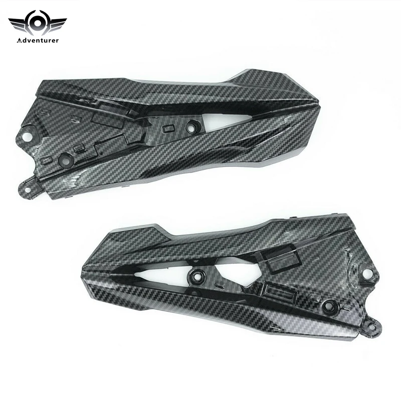 

For KAWASAKI Z 800 2013-2016 Z800 Hydro Dipped Carbon Fiber Finish Side Mid Engine Bracket Panel Fairing