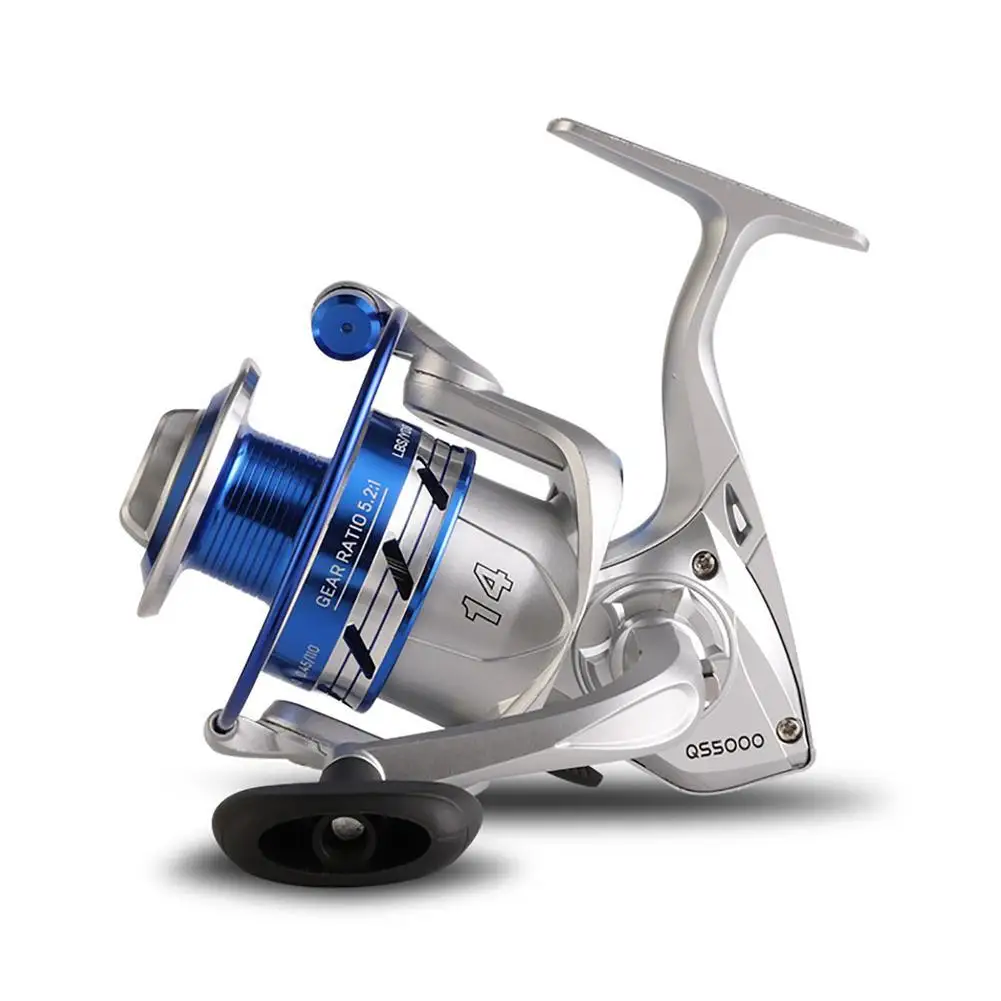

[ READY STOCK ] fish Lure Spinning Fishing Reel Max Drag 5kg Gear Ratio 5.2:1 1000-7000 Spinning Reel Fishing Tackle Accessories