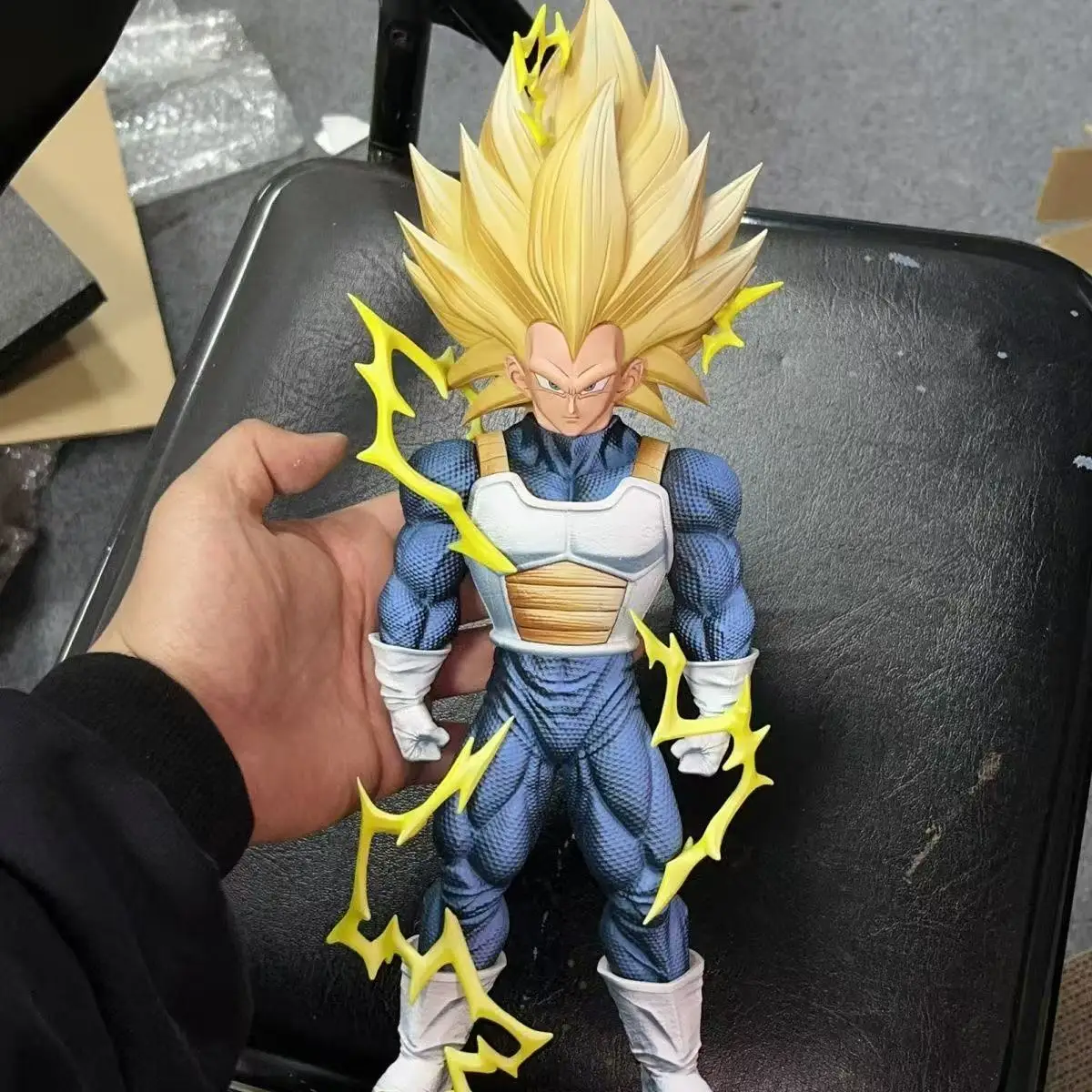 Фото Фигурка HY Dragon Ball Z Ssj3 Vegeta с заменяемыми руками, Супер Сайян 3 Вегета, коллекционная модель из ПВХ, игрушки, подарки №4