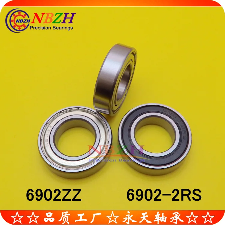 10 шт. подшипник NBZH из стали или нержавеющей S6902ZZ 6902ZZ 6902-2RS 61902 15*28*7 мм