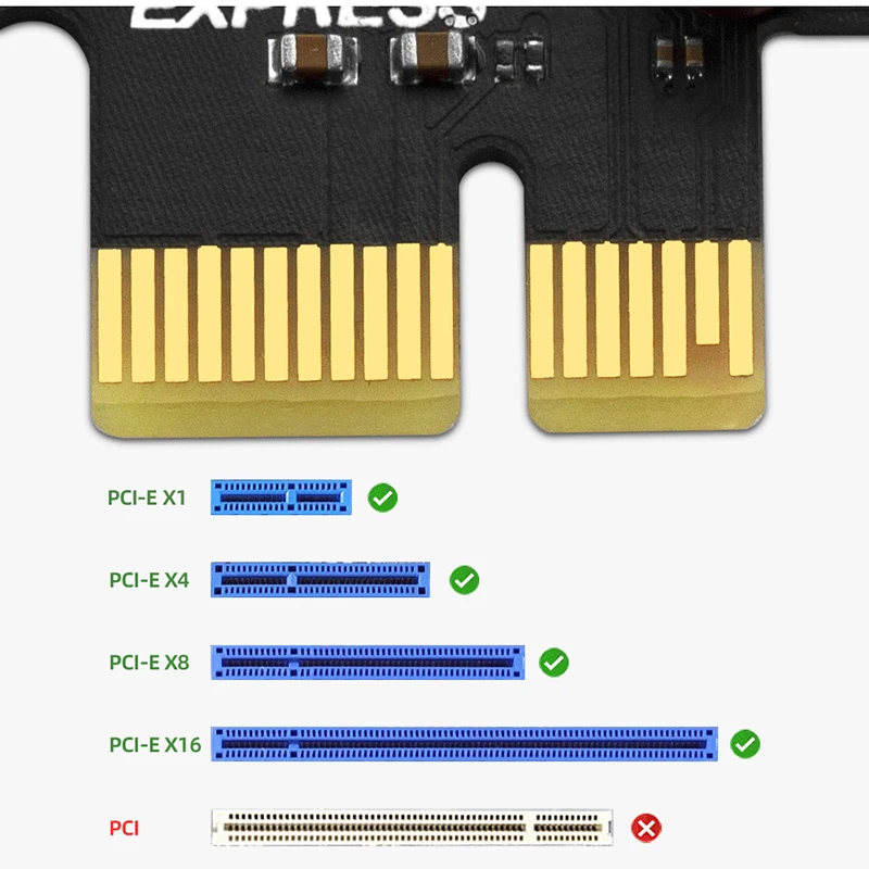 Адаптер сетевых карт 1 ГБ PCIE Сетевая карта PCI Experss X1 to Single Port RJ45 LAN NIC 10/100/1000 Мбит/с
