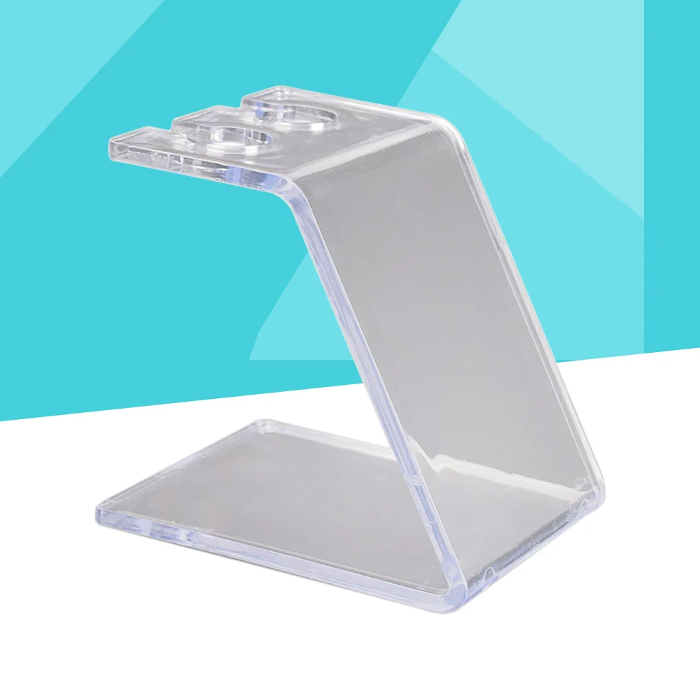 

1PC Display Stand Transparent Double Hole Coil Machine Holder Rack Stand