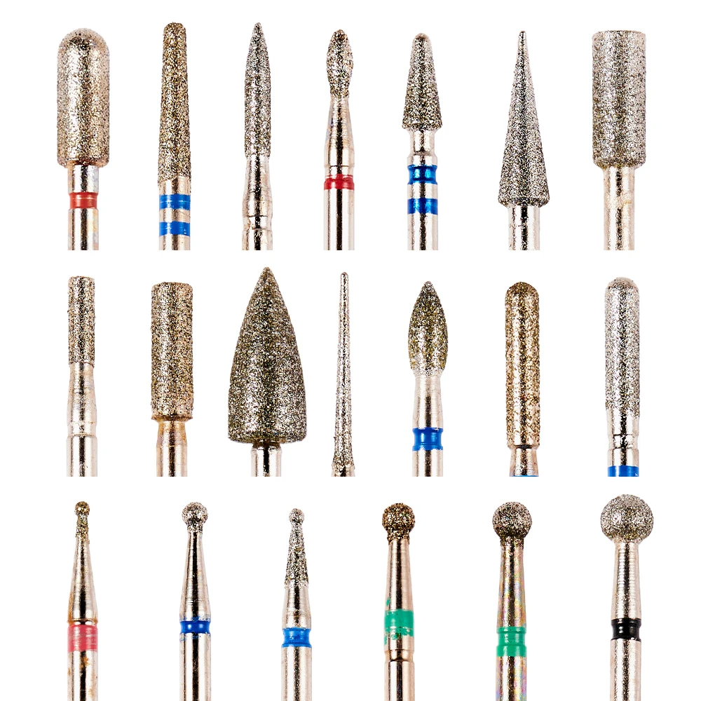 

Diamond Burrs Nail Bits,Emery Electric Milling Machines Nail Drill Bit,Emery Material Wheat Grains And Spherical Polished Nails