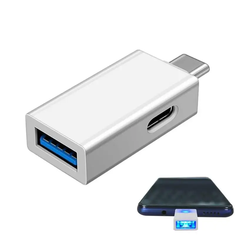 Адаптер USB Type-C на USB, OTG адаптер «3 в 1» USB Type-C «папа» на USB 3,0 «мама», ультра высокая скорость передачи данных 5 Гбит/с, USB Adap