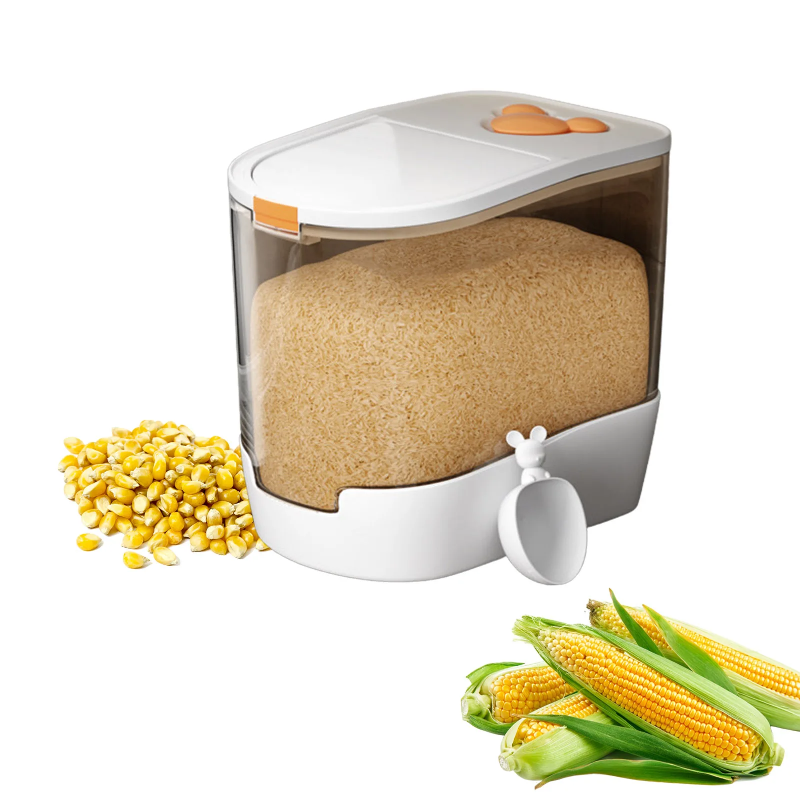 

Контейнер для риса для буфета, контейнер для еды для домашних питомцев, 5 кг/10 кг