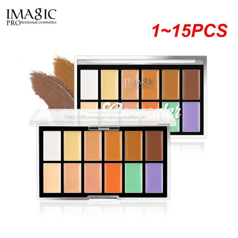 

1~15PCS Concealer Plate 12 Colors Spots Facial Contour Brighten Dark Circles Cover Acne Face Makeup Makeup Concealer Concealer