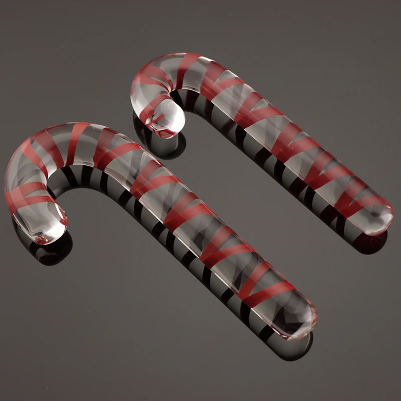 Стеклянная Анальная пробка фаллоимитатор пугвица милая кристальная конфетная