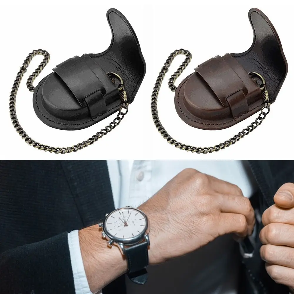 

Classic With Chain Jewelry Pouch Coin Purse Watch Boxes Watch Holder Pocket Storage Case