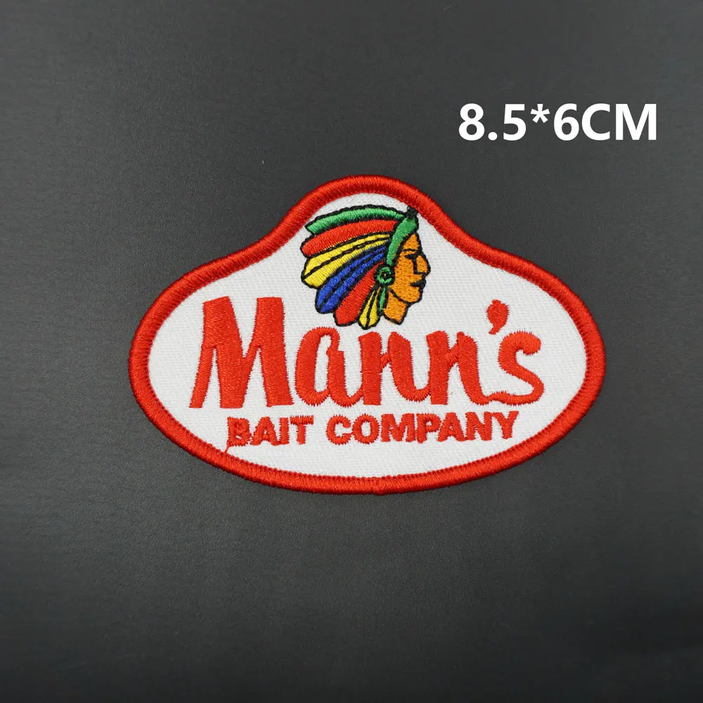 

Bagley Fish Rebel Company Embroidered Patches with Hook backing