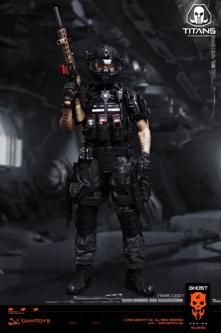 Плотина игрушки SF002 призрак серия-Титаны PMC-Франк Кейси 1/6 фигура Лучшая цена |