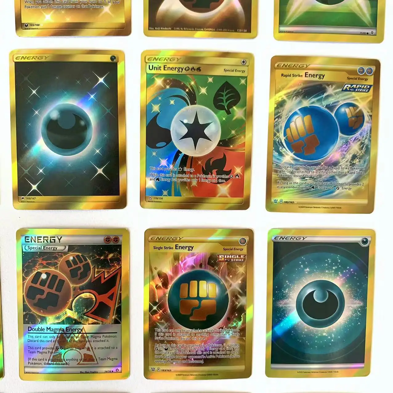 10/20/30pcs Pokemon Energy Cards Booster Box Collectible Battle Game Collection Cards Toy Birthday Gift for Kids images - 6