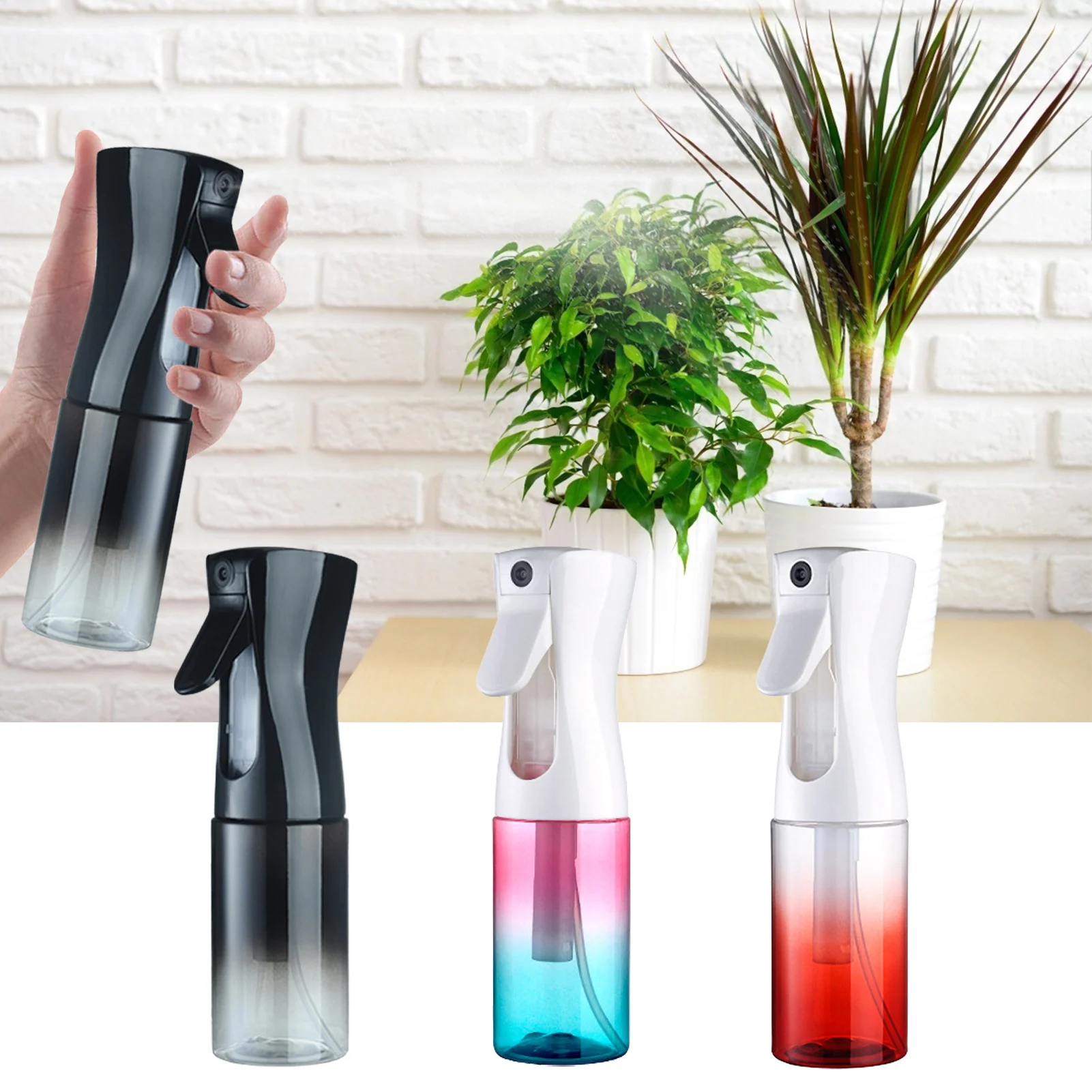 

200ML Hair Spray Hairdressing Spray Bottle Empty Bottle Refillable Mist Bottle Salon Barber Tool Plants Care Water Sprayer