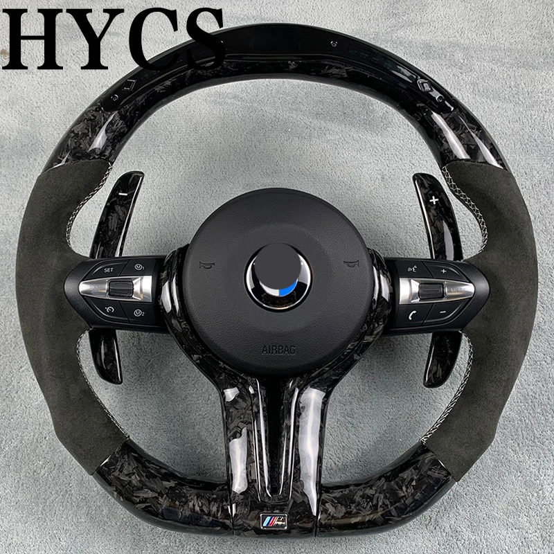 

Custom Car Interior Accessories Carbon Fiber Steering Wheel For BMW 3 5 7 E-F Series M3 M5 F10 F30 E46 E49 X3 X4 X5 X6