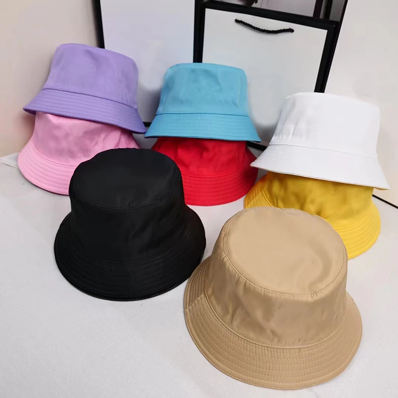 

Панама нейлоновая унисекс, брендовая шляпа от солнца для мужчин и женщин, однотонная, для отдыха на открытом воздухе, рыбалки, пляжа