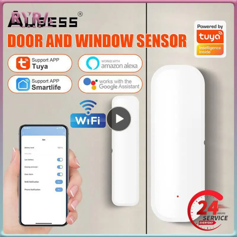 

Smart Door Open/closed Detectors Wifi Tuya Open/closed Detectors Window Sensor Smart Home Smart Door Sensor Tuya Wifi Smart Life
