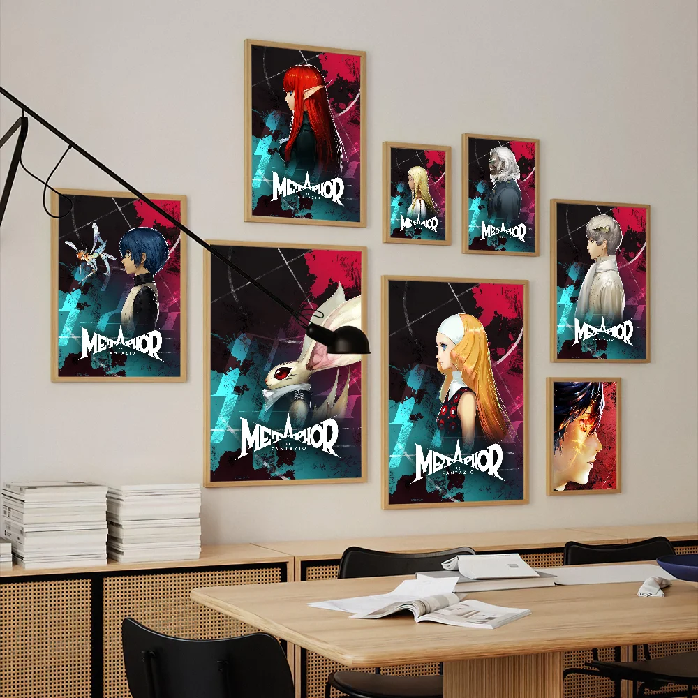 Игра Метафор ReFantazio Печать плакатов Настенные панно Гостиная Украшение дома