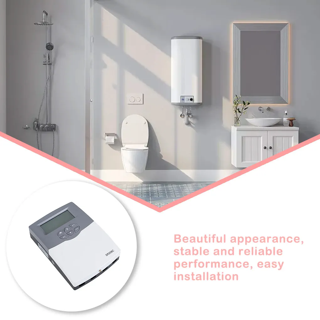 

Heater Controller SR208C Water Heating System Circulation Pump Reading