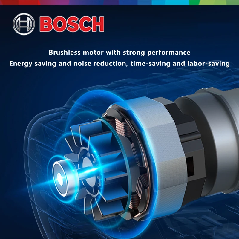 Фото Бесщеточная электрическая дрель BOSCH GSR183 Li, 18 В, бытовая ударная дрель, аккумуляторная отвертка, оригинальный электроинструмент №5