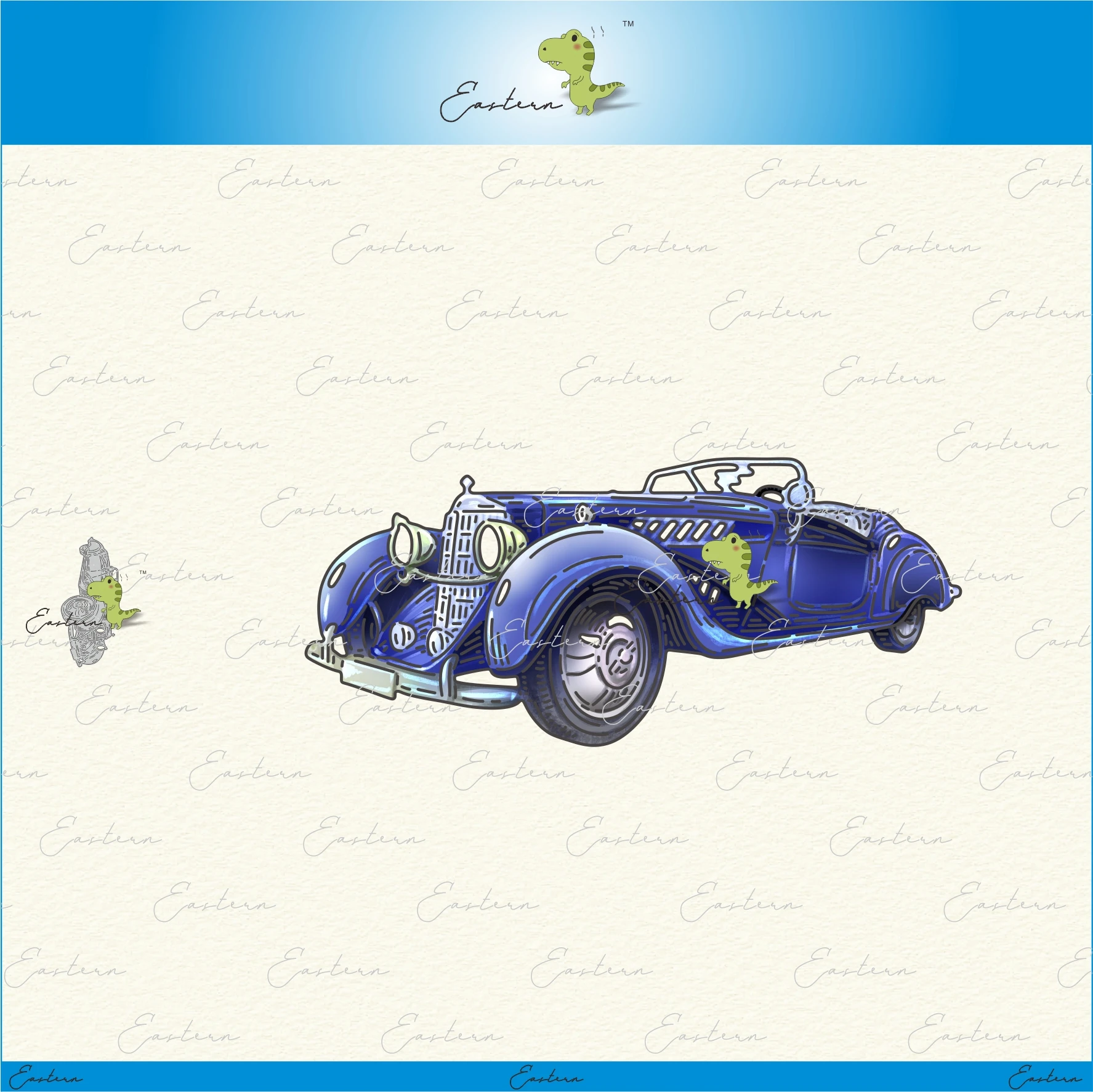 Винтажный автомобильный штамповочный Набор металлические штампы 2023 новые формы