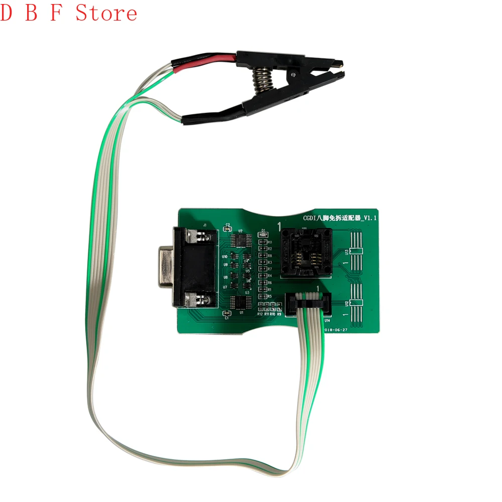 

Чип для чтения с 8 футами, адаптер с зажимом с CGDI Prog BMW и XPROG 5,60/5,74/5,84, а также программатор USB UPA ECU
