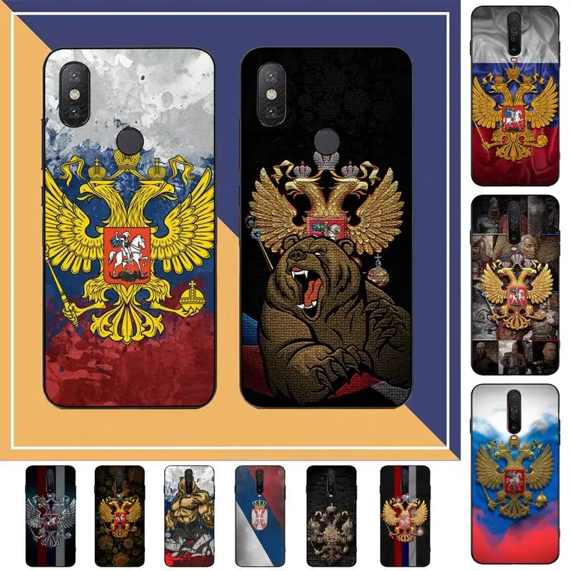 

Russia Russian Flags Poccnr Emblem Phone Case for Redmi Note 8 7 9 4 6 pro max T X 5A 3 10 lite pro
